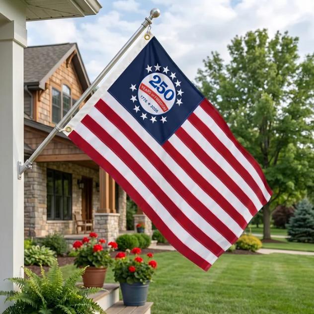 🔥Last Day 60% OFF🦅250th Anniversary USA Commemorative Flag (3x5 Ft)