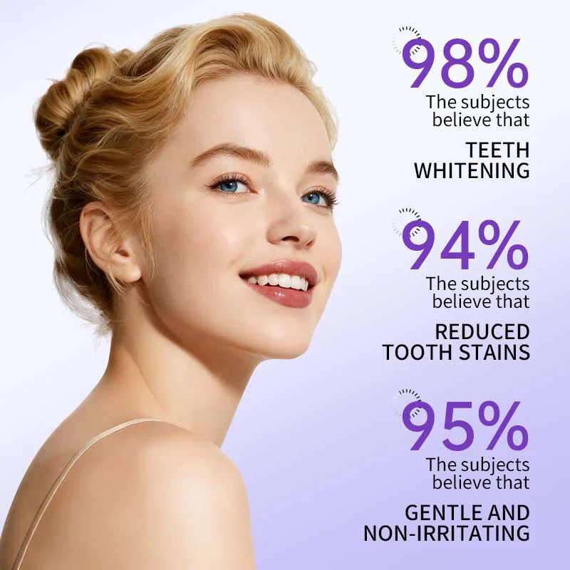 💜Purple Teeth Whitening Strips - Safe for Enamel✨🦷