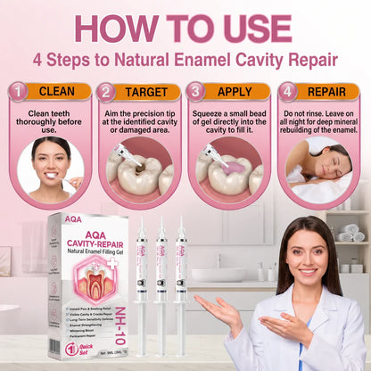 AQA Cavity-Repair Natural Enamel Filling Gel