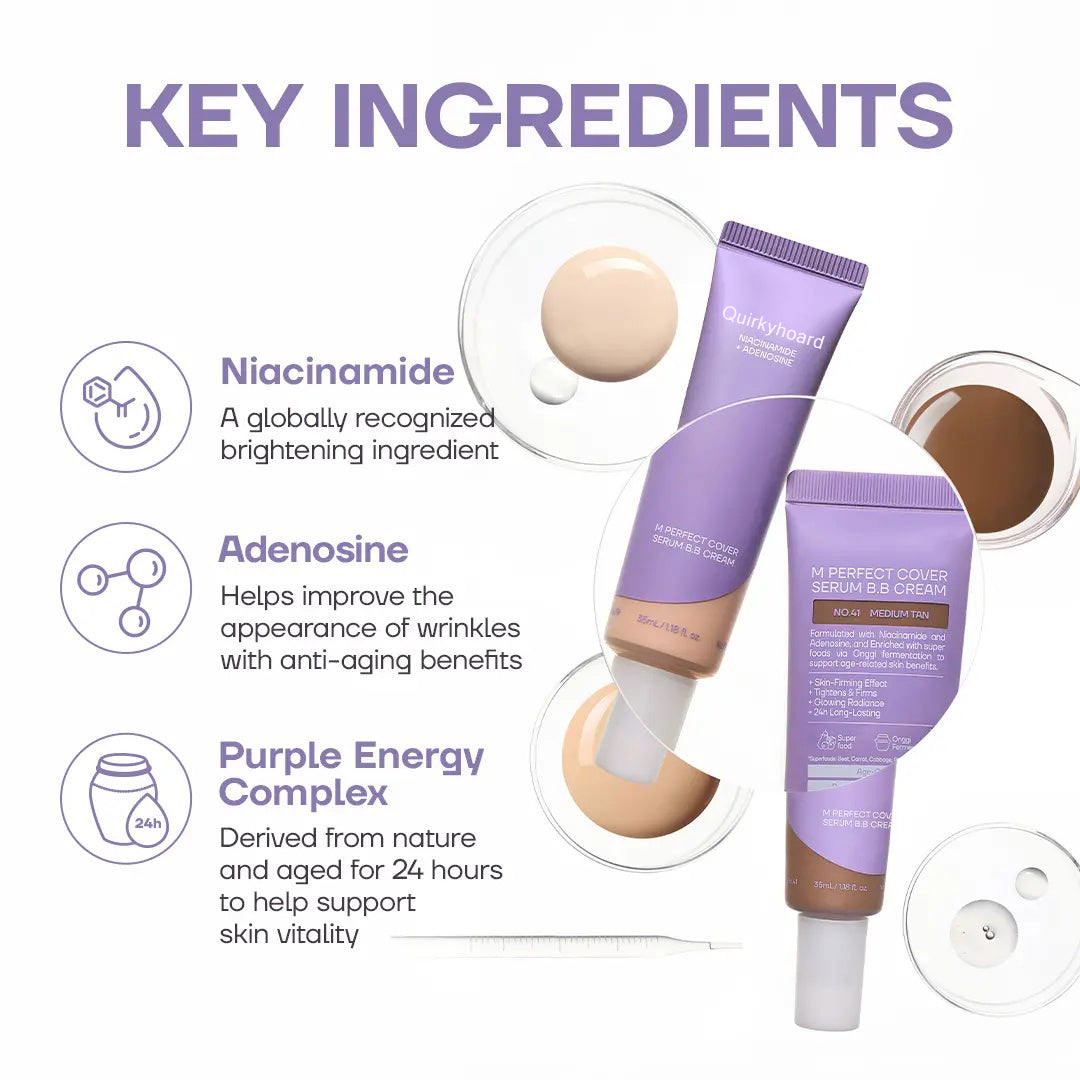 Quirkyhoard™ Perfect Cover Serum BB Cream (35ml) ACE 2