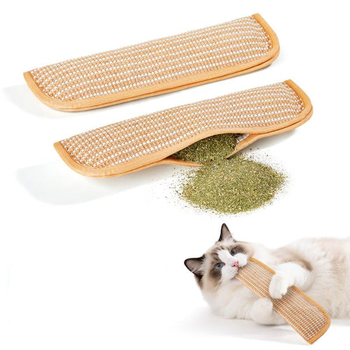 🐈 Interactive Catnip Chew Toy, Soft Material Scratching and Kicker Cat Toys for Indoor Kittens