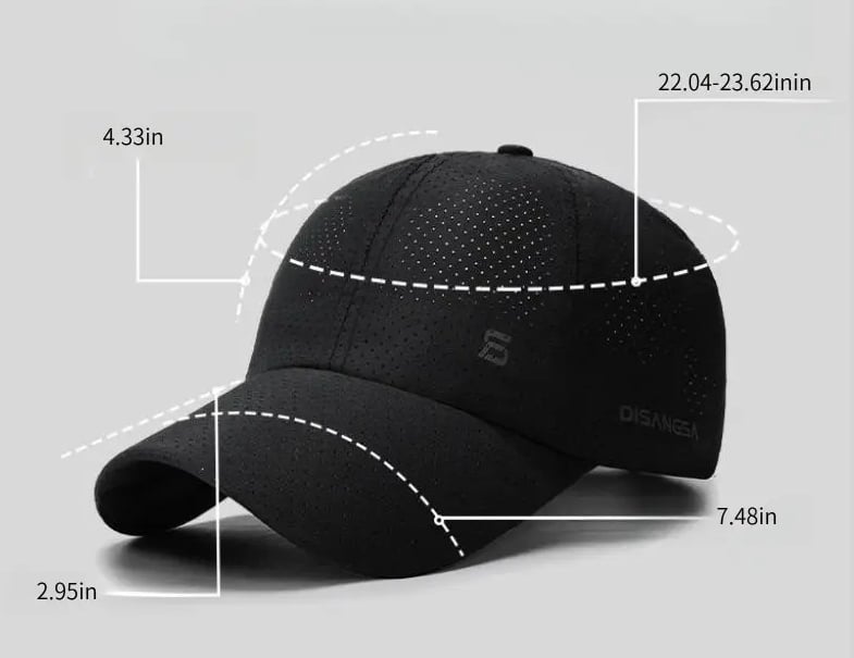 🔥Quick-Dry UV Protection Baseball Cap – Breathable Adjustable Unisex Hat