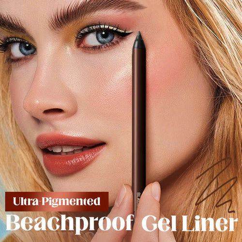 🎨Waterproof Beachproof Gel Liner, 24 Hr Waterproof Eyeliner, No Fading, Smooth And Easy To Color