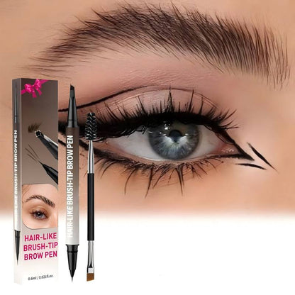 ✨4D Brow Pen, 2-in-1 Eyebrow Pencil with Waterproof Microblading and Dual