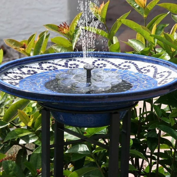 ⛲️Solar Powered Bird Bath Fountain Pump， 1.5W Solar Panel Kit Water Pump