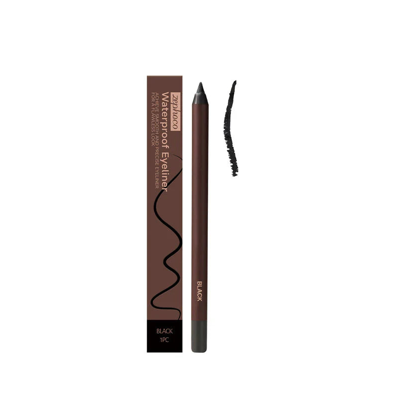 🎨Waterproof Beachproof Gel Liner, 24 Hr Waterproof Eyeliner, No Fading, Smooth And Easy To Color