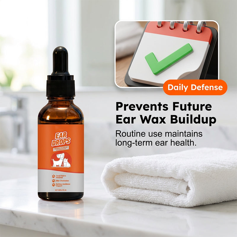 🐾BBOJI™ Natural Dog & Cat Ear mite ear drops for Itching & Wax Build-Up