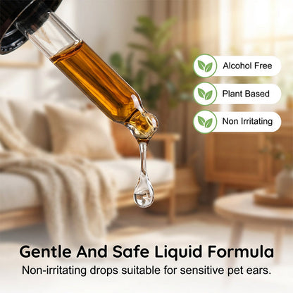 🐾BBOJI™ Natural Dog & Cat Ear mite ear drops for Itching & Wax Build-Up
