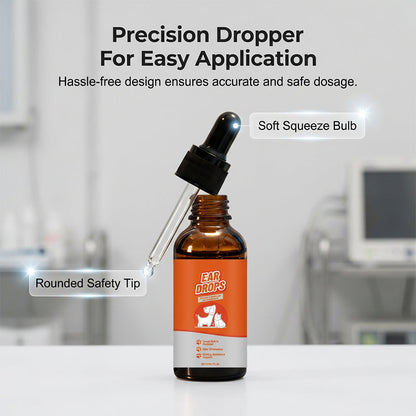 🐾BBOJI™ Natural Dog & Cat Ear mite ear drops for Itching & Wax Build-Up