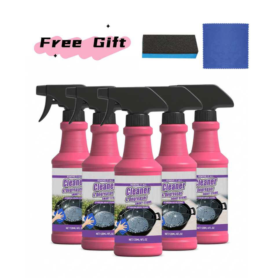 🔥Hot Sale 60% OFF🧽2026 Upgrade Heavy Duty Grill Grease Destroyer Spray Set