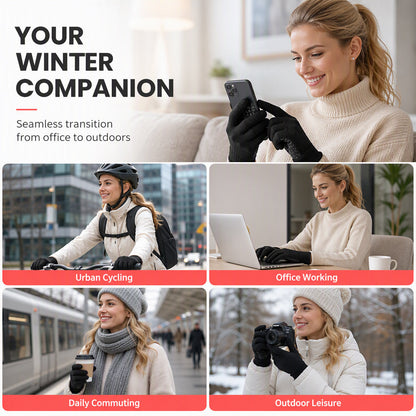 📢📢 50% OFF🔥USB Heated Touchscreen Knit Gloves
